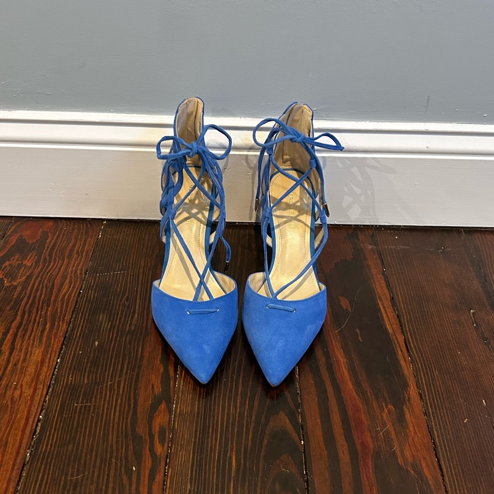 Marc Fisher blue high heels